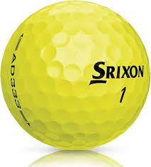 Bolas de Golf Srixon AD 333 - 12 Unidades Amarillo