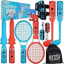 Paquete de Accesorios Orzly para Nintendo Switch Sports