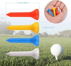 100 Tees de Golf Plásticos Profesionales - 1.42 Pulgadas (36mm)