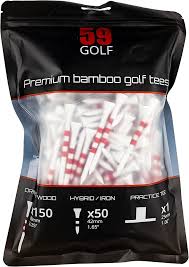 Tees de Bambú Premium 59Golf - 201x para Golf