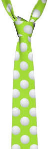 Corbata Divertida de Béisbol y Golf