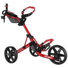 Clicgear 4.0: Carrito de Golf Manual Negro/Rojo