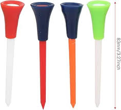 Juego de 50 Tees de Golf de Silicona Suave de 83 mm