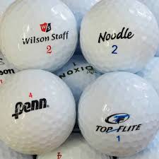 100 Pelotas de Golf Recuperadas: Combinación de Marcas