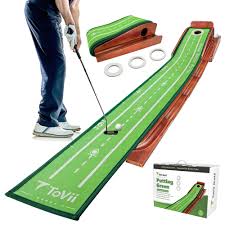 ToVii Green de Putting: Alfombra de Golf para Interiores y Exteriores