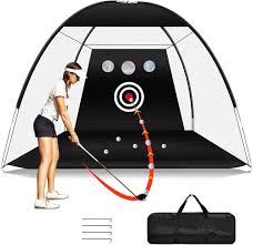 Red de Entrenamiento de Golf 10x7 pies con Objetivo y Bolsa