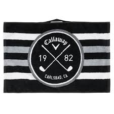 Toalla de Golf Callaway Unisex - Negro/Blanco