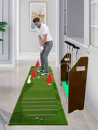 Organizador de Palos de Golf para Casa y Simulador