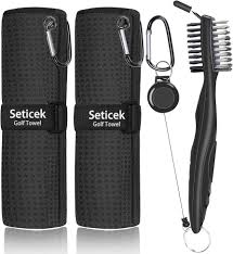 Toalla de Golf Negra Seticek