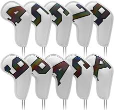 Fundas de Cabeza de Hierro para Palos de Golf ETomey
