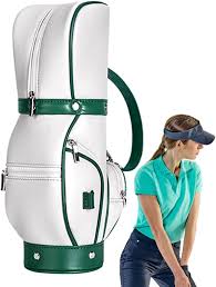 Elegante Bolsa de Golf de Piel para Mujer