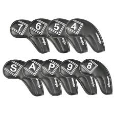 Funda de Hierro Golf Premium PU Negro - Harilla 9X