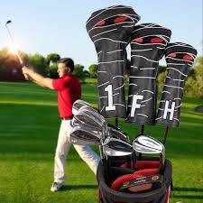 Juego de Fundas para Palos de Golf: Diseño Mumiado en Piel Sintética