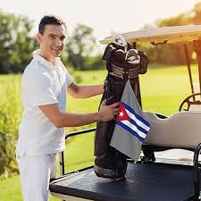 Toallas de Golf Premium con Bandera Cubana