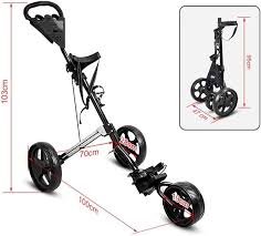 Carro de Golf Plegable y Práctico