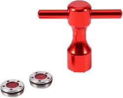 Pesos de Golf Putter Rojo - 2 Piezas con Llave