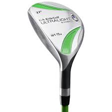 US Kids Golf Zurdo UL 57 Híbrido 4 para Niños - Verde