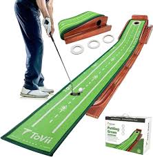 ToVii Green de Putting: Alfombra de Golf para Interiores y Exteriores
