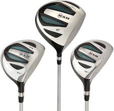 Juego de Maderas RAM Golf EZ3 con Fundas y Varillas de Grafito