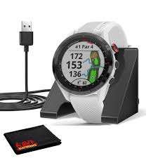 Reloj GPS de Golf Garmin Approach S62 (Bisel Negro/Cinturón Blanco)