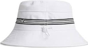 Sombrero de Golf J.Lindeberg Rayas Denver para Hombre - Blanco