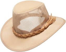 Sombrero de Paja para Golf con Malla Solar para Hombre