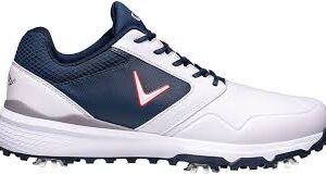 Callaway Chev LS - Zapatillas de Golf Blancas y Azul Marino/Rojo