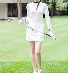 Polo de Golf de Manga Larga y Conjunto de Vestido