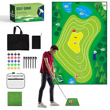Tapete de Práctica de Golf: Astillado y Juego