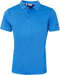 Polo de Golf CK Central Logo para Hombre - Royal - S