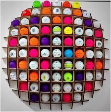 Vitrina de Madera para Pelotas de Golf GRRICEPL