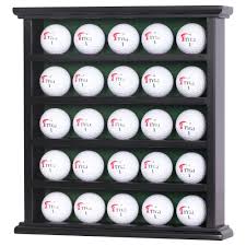 Vitrina Soporte para Pelota de Golf GB25 - Negro