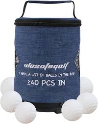 Bolsa Cilíndrica Portátil para Pelotas de Golf