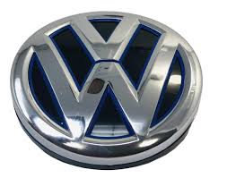 Emblema Cromado Azul Ultramarino para Volkswagen