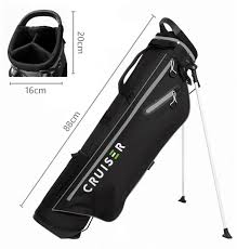 Bolsa de Golf CR-Lite: Ligera y Cómoda en Gris y Azul