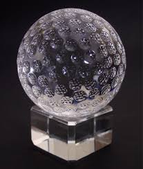 Trofeo de Golf en Base de Cristal Personalizable