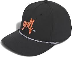 Gorra de Golf Unisex adidas 5 Panel - Negra