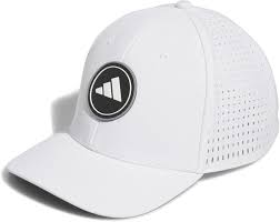 Gorra de Golf Hydrophobic Tour Ajustable - Adidas (Blanca)