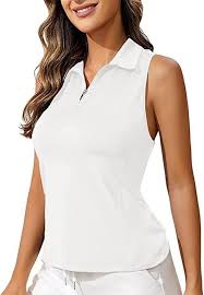Polo de Golf Sin Mangas para Mujer Podolixia