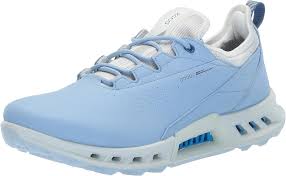 ECCO Biom C4: Zapatos de Golf Impermeables para Mujer - Blue Bell