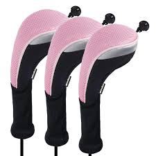 Pack de 3 Fundas Intercambiables para Golf - Rosa