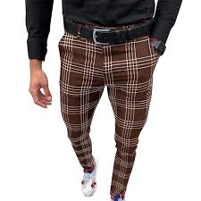 Pantalones de Golf para Hombre SIYAN - Estilo Cuadros