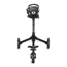 TROLEY DE GOLF BAGBOY COMPACT 3 RUEDAS - NEGRO/ROJO