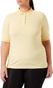 Polo Casual de Algodón BRAX Golf Paula - Amarillo