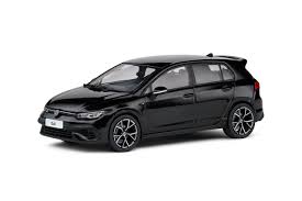 Volkswagen Golf VIII R Negro 2022 a Escala 1:43