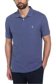 Camisa de Golf Original Penguin Daddy - Azul Marino