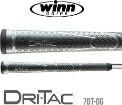 Empuñadura de Golf Winn DriTac Grande - Gris Oscuro