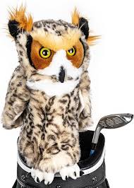 Funda para Conductor de Golf Daphne's Owl - Marrón Unisex