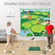 Alfombrillas de Golf Vatos con 2 Palos - 70" x 70