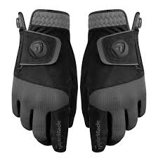 Guantes de Lluvia TaylorMade TM18 Control - Negro/Gris L